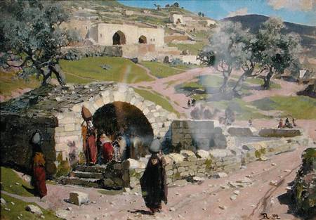 The Virgin Spring in Nazareth à Vasilij Dimitrijewitsch Polenov