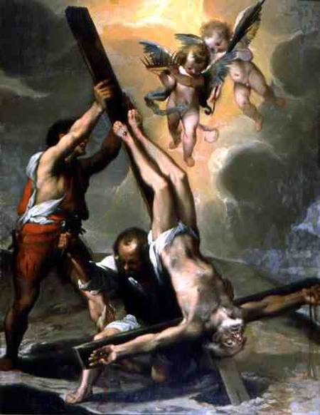 The Crucifixion of Saint Peter à Ventura di Arcangelo Salimbeni