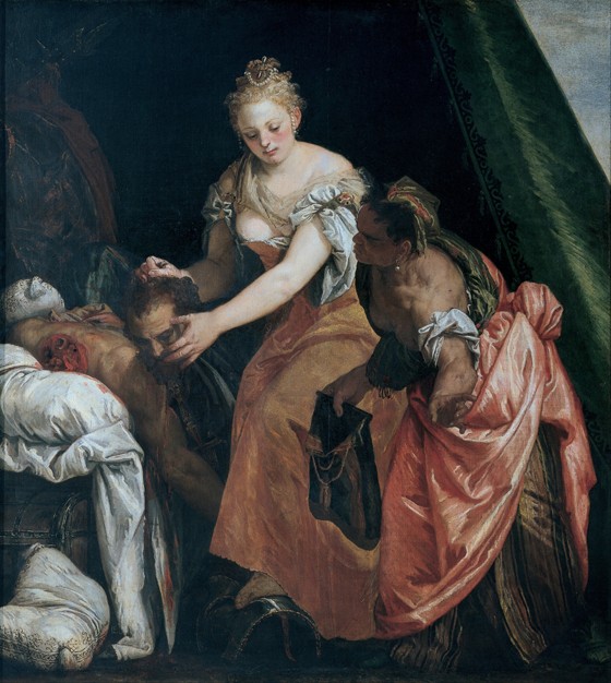 Judith with the Head of Holofernes à Paolo Veronese (alias Paolo Caliari)