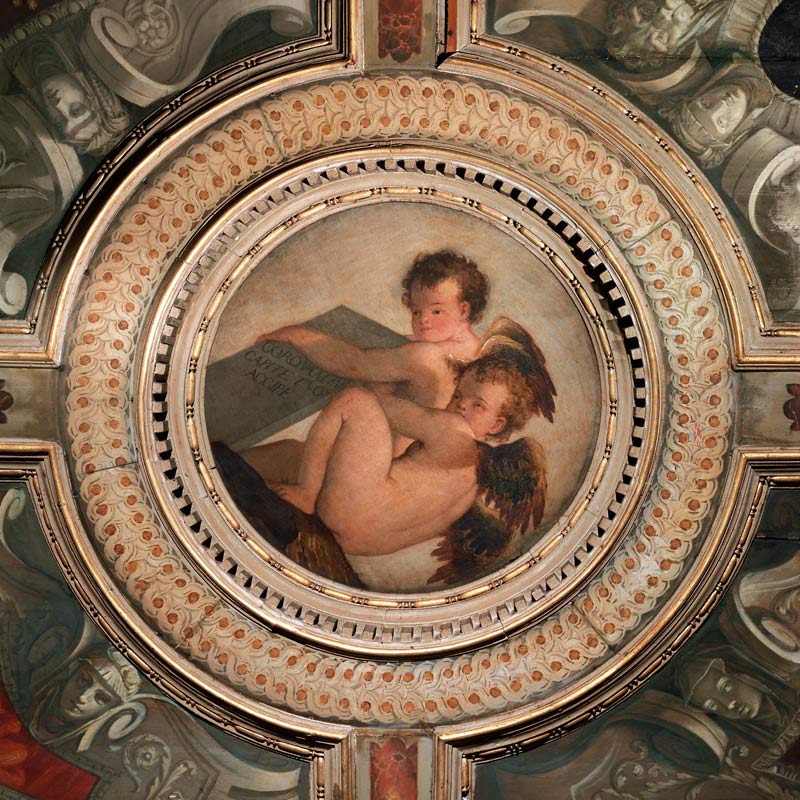 Winged Putti, from the ceiling of the sacristy à Paolo Veronese (alias Paolo Caliari)