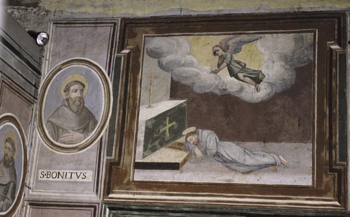 Dem Heilige Franziskus erscheint ein Engel à Vetralla Latium