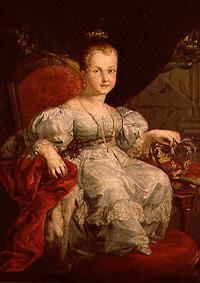 portrait de Isabelle II  d'Espagne en tant que fille