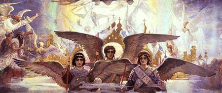 Central Panel from the Threshold of Paradise à Victor Mikhailovich Vasnetsov