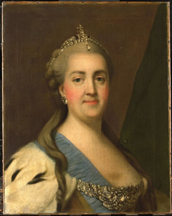 Portrait of Empress Catherine II (1729-1796) à Vigilius Erichsen