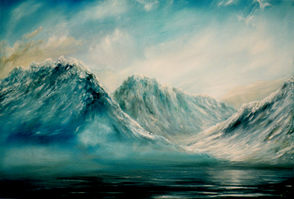 Mountains at Lakes à Vincent Alexander Booth