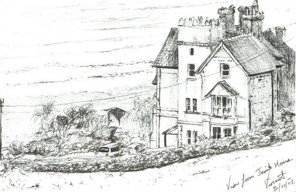 The Jesuit House on the Welsh coast à Vincent Alexander Booth