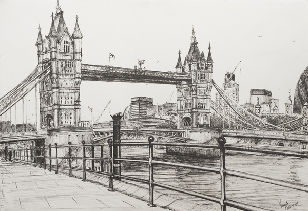 Tower Bridge London à Vincent Alexander Booth
