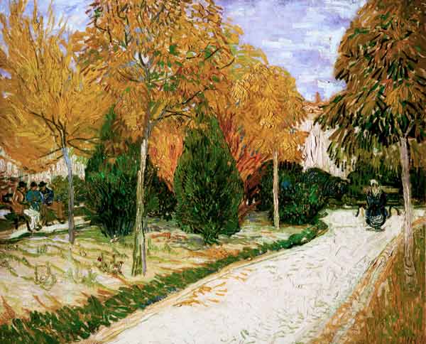 van Gogh / Autumnal Garden / 1888 à Vincent van Gogh