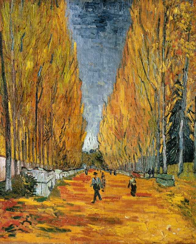 Allée des Alyscamps à Vincent van Gogh
