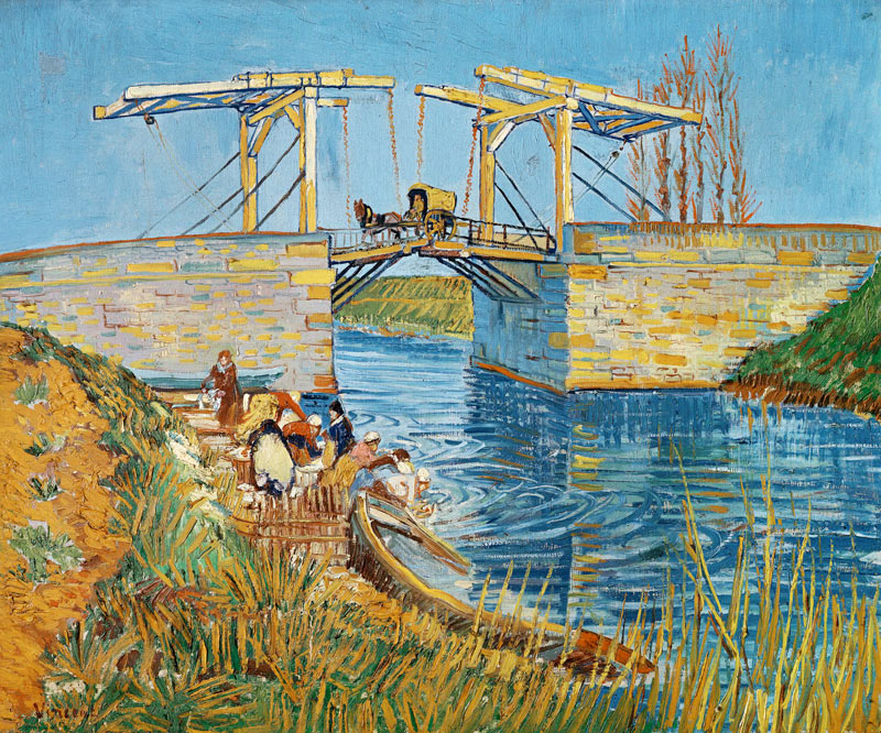 Le Pont de Langlois à Arles aux Lavandières à Vincent van Gogh