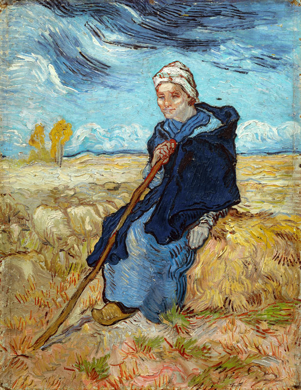 La bergère à Vincent van Gogh