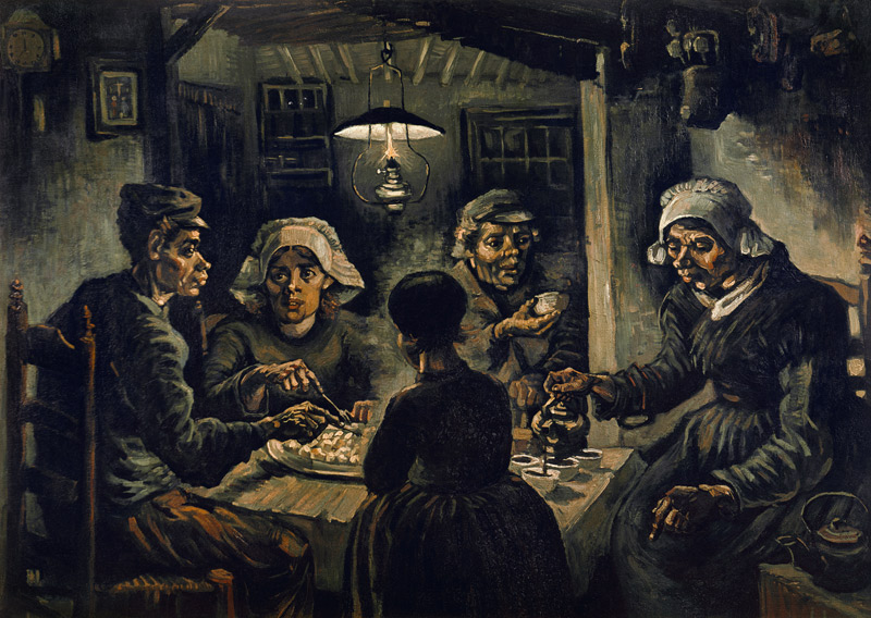 Les mangeurs de pommes de terre à Vincent van Gogh