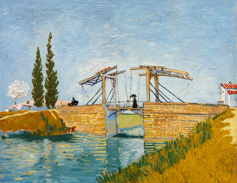 Le Pont de Langlois à Arles à Vincent van Gogh