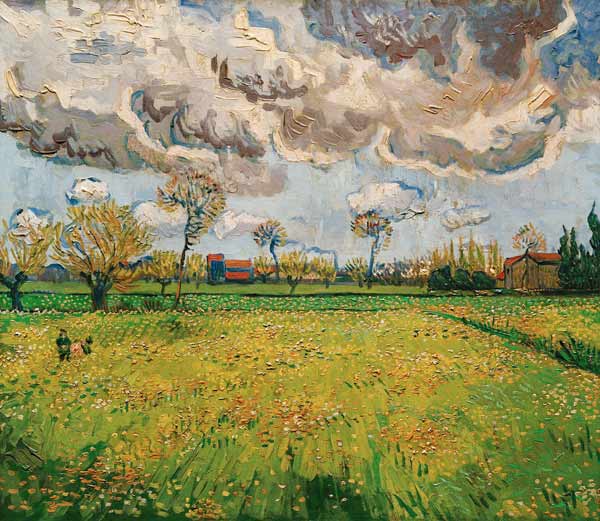 V.van Gogh, Meadow (Arles) /Paint./1889 à Vincent van Gogh