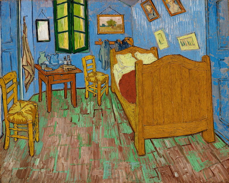 La chambre à coucher à Arles à Vincent van Gogh
