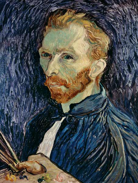 Self-portrait with pallet - Vincent van Gogh