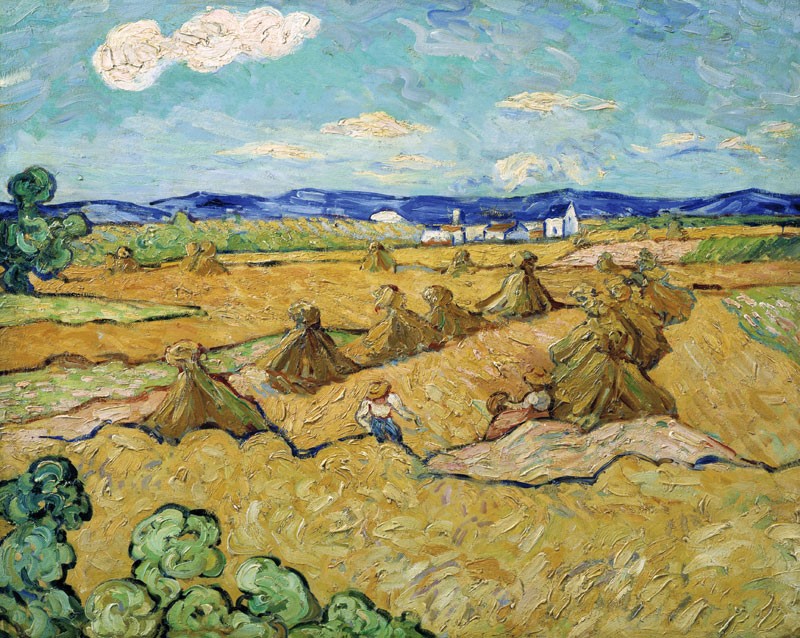 Les meules de foin à Vincent van Gogh