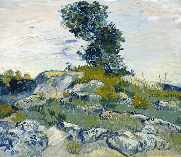 The Rocks à Vincent van Gogh
