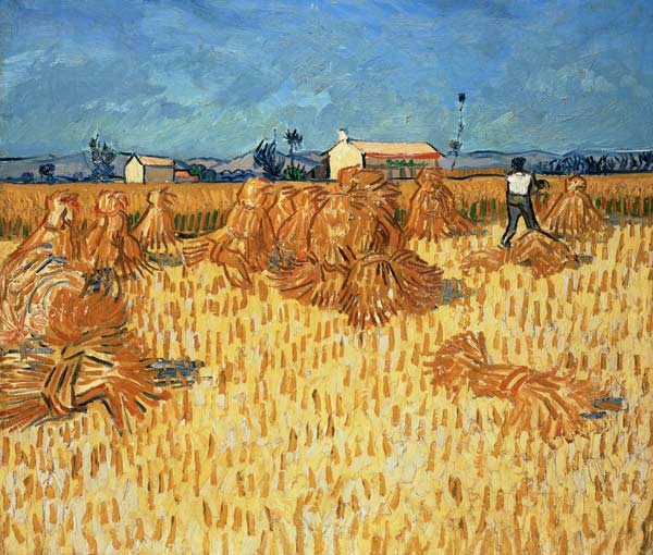 Récolte en Provence à Vincent van Gogh