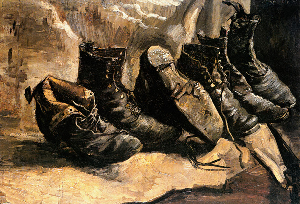 Trois couples de chaussures à Vincent van Gogh