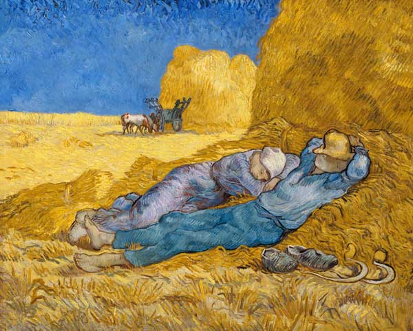 La Meridienne ou La Sieste - peinture huile sur toile de Vincent van Gogh