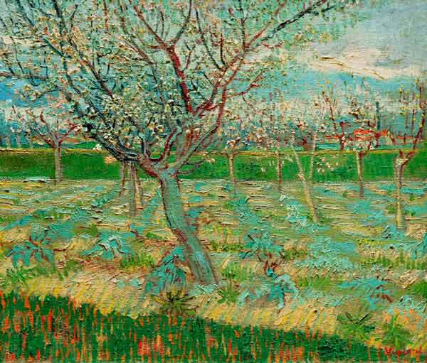 Verger en fleurs à Vincent van Gogh