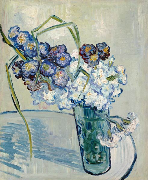 Vase d'œillets à Vincent van Gogh