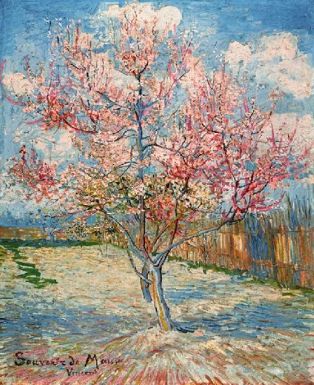 Pêchers en fleur - Vincent van Gogh