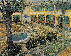 Jardin de l'hôpital en Arles