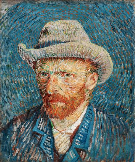 Autoportrait au chapeau de feutre 1887