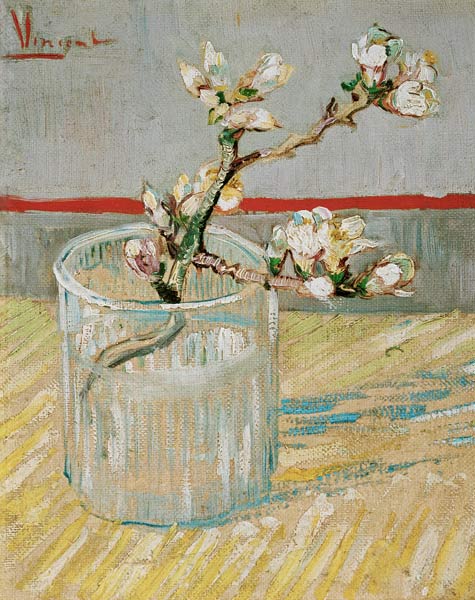 Tige fleurie d'amandier à Vincent van Gogh