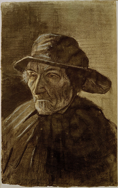 V.van Gogh, Fisherman with a Sou wester à Vincent van Gogh