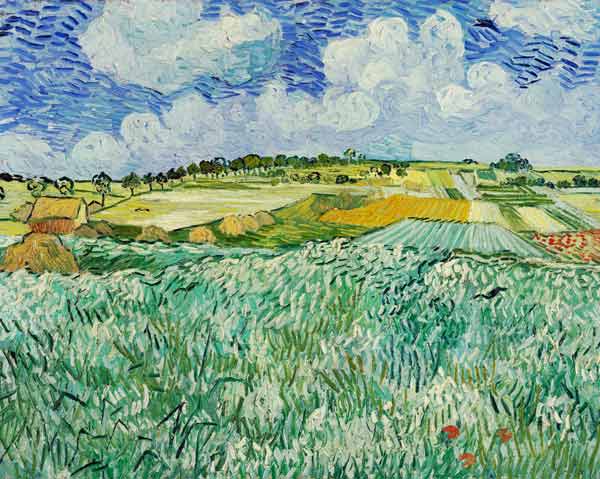 La plaine à Auvers sur Oise - Vincent van Gogh