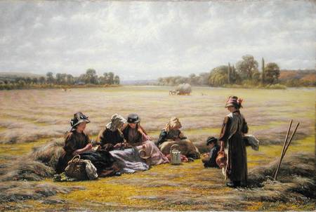 Harvesters resting in the Sun, Berkshire à Walter Field
