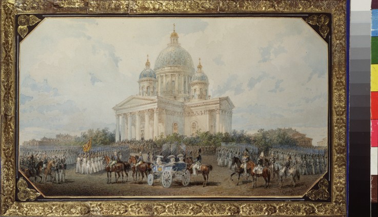 Review at the Saint Isaac's Cathedral in Saint Petersburg à Wassili Sadownikow