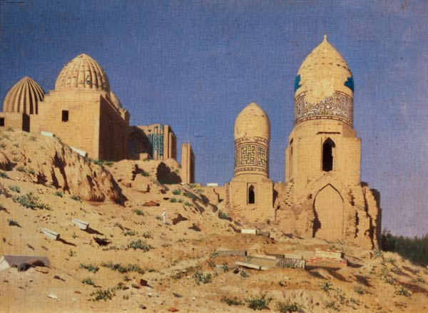 Das Shaki-Sindha-Mausoleum in Samarkand à Wassili Werestschagin