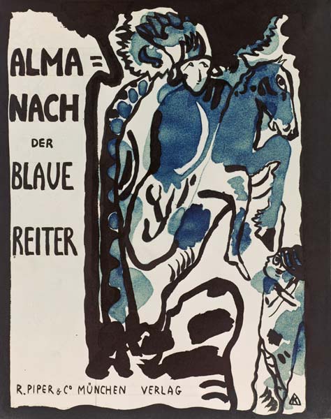 Definite outline for the cover of the almanac the à Vassily Kandinsky