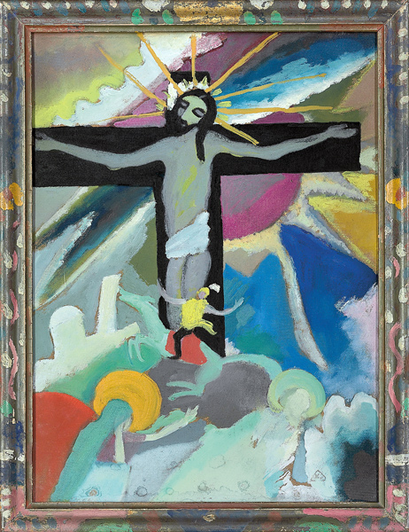 Gekreuzigter Christus à Vassily Kandinsky