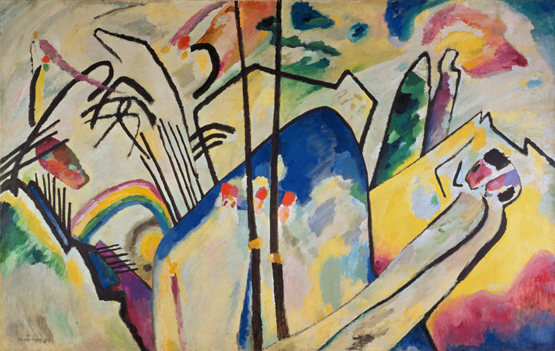 Composition of IV. à Vassily Kandinsky