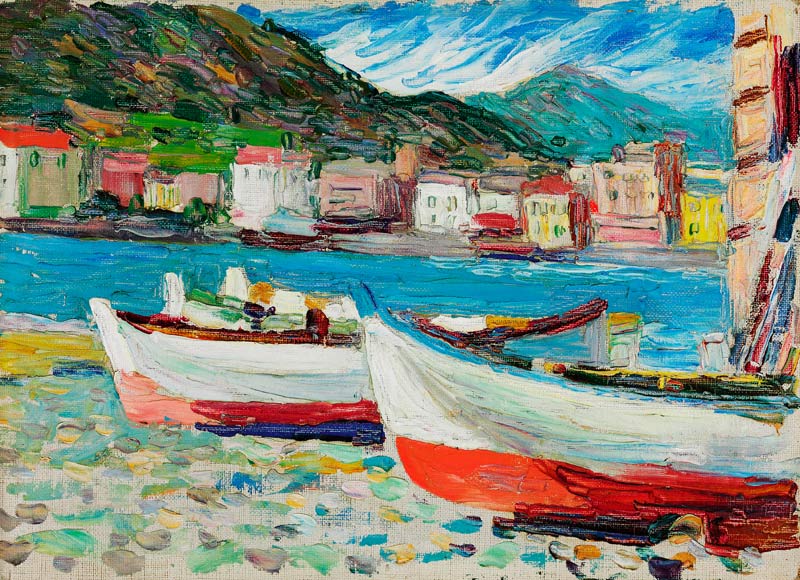 Rapallo, bateaux à Vassily Kandinsky
