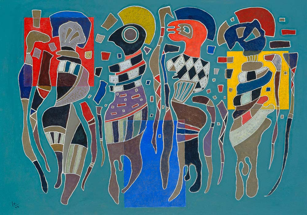 Four figures à Vassily Kandinsky