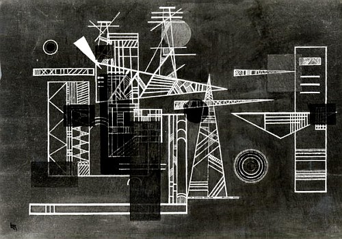Construction with points à Vassily Kandinsky