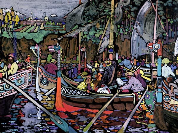 Song of the Volga à Vassily Kandinsky