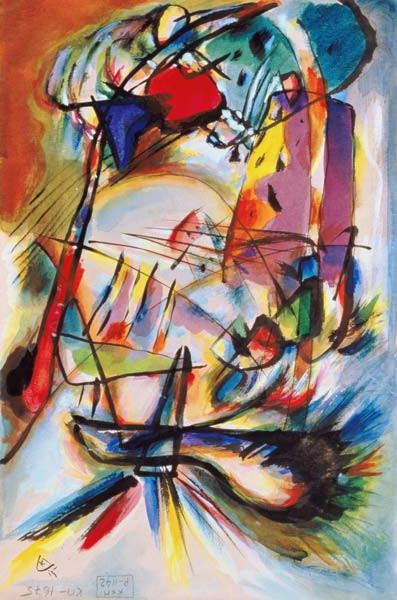 Composition 'Sans But' à Vassily Kandinsky