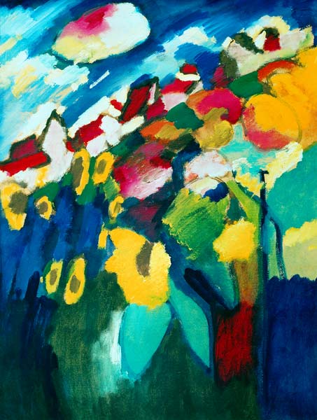 Murnau - Le Jardin II - 1910 à Vassily Kandinsky