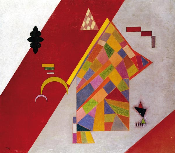 Red Across à Vassily Kandinsky