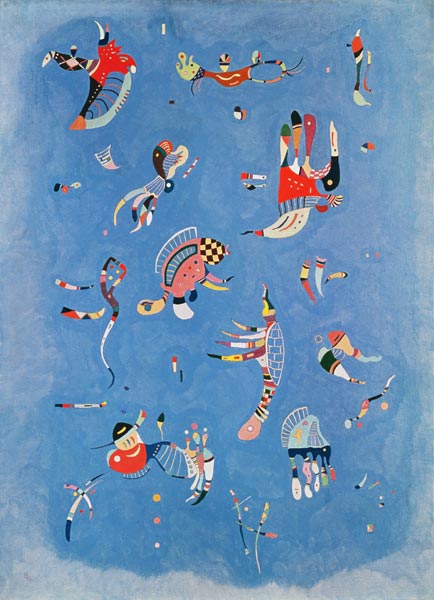 Sky blue. à Vassily Kandinsky