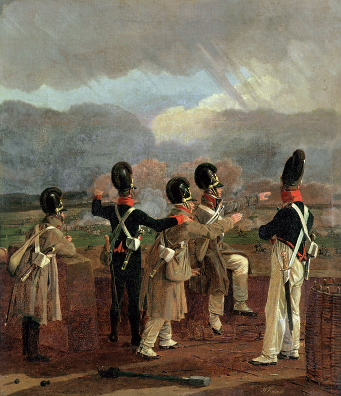 Soldiers on the Ramparts à Wilhelm Alexander Wolfgang von Kobell