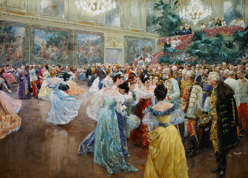 Court ball in Vienna - Wilhelm Gause