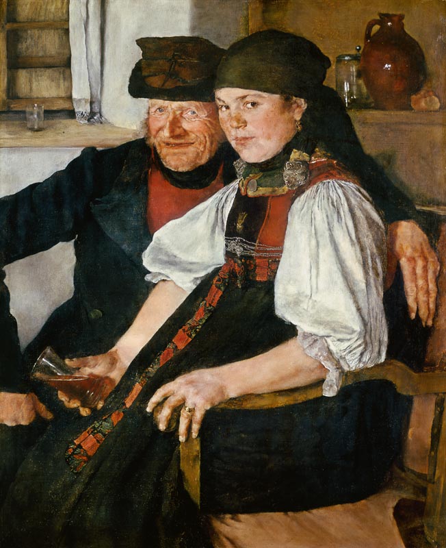 Le couple inégal à Wilhelm Maria Hubertus Leibl